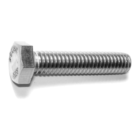 Midwest Fastener 18-8, 5/16"-18 Hex Head Tap Bolt, Plain Stainless Steel, 1-1/2 in L, 6 PK 78681